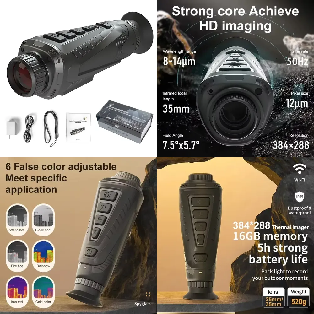 Thermal Scope Night Vision Monocular - منظار حراري أحادي العين للصيد موديل