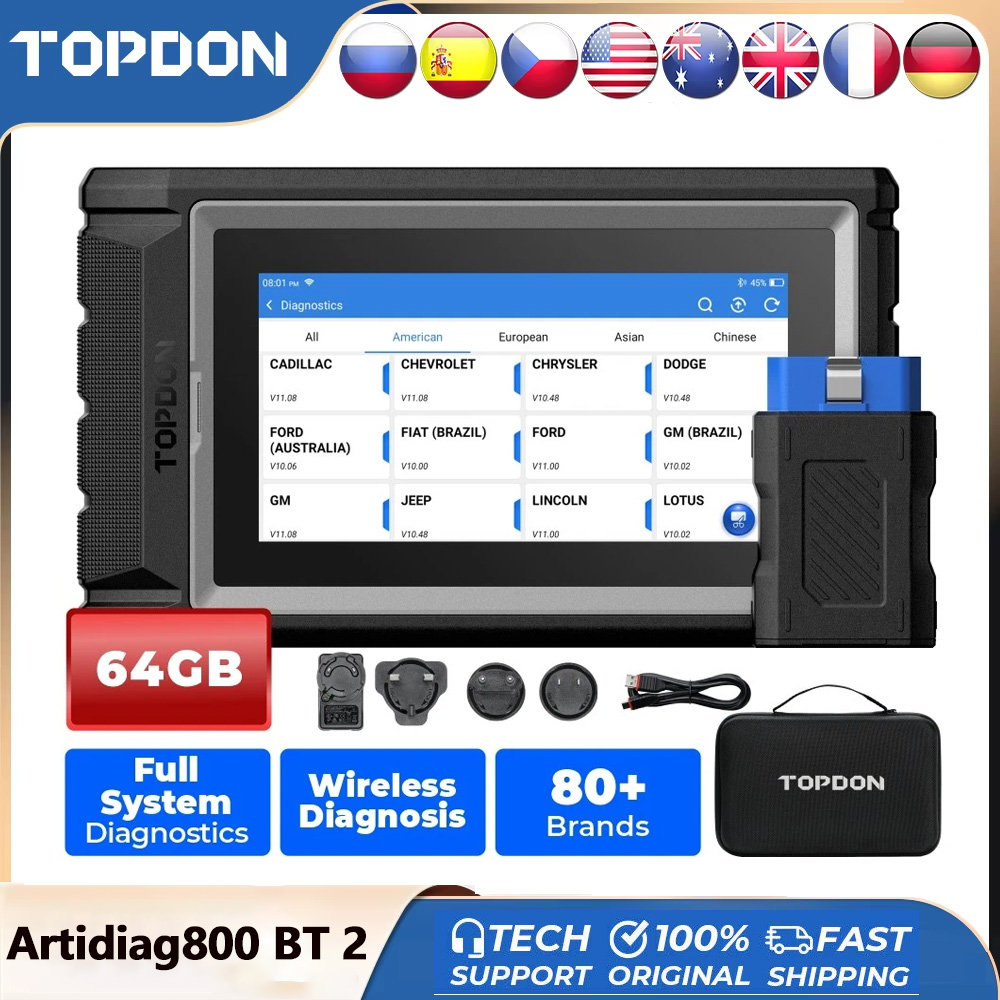Topdon Tc001 Thermal Camera - أداة تشخيص السيارات TOPDON ArtiDiag800 BT