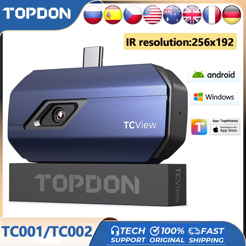 Topdon Tc001 Thermal Camera - كاميرا حرارية TOPDON TC001/TC002/TC002C DUO بدقة