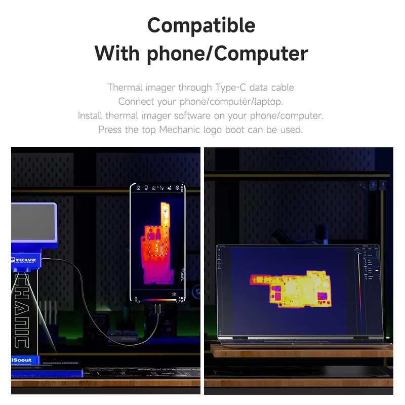 محلل التصوير الحراري ثلاثي الأ - مراجعة Thermal Imaging Camera 256X192 وسعره