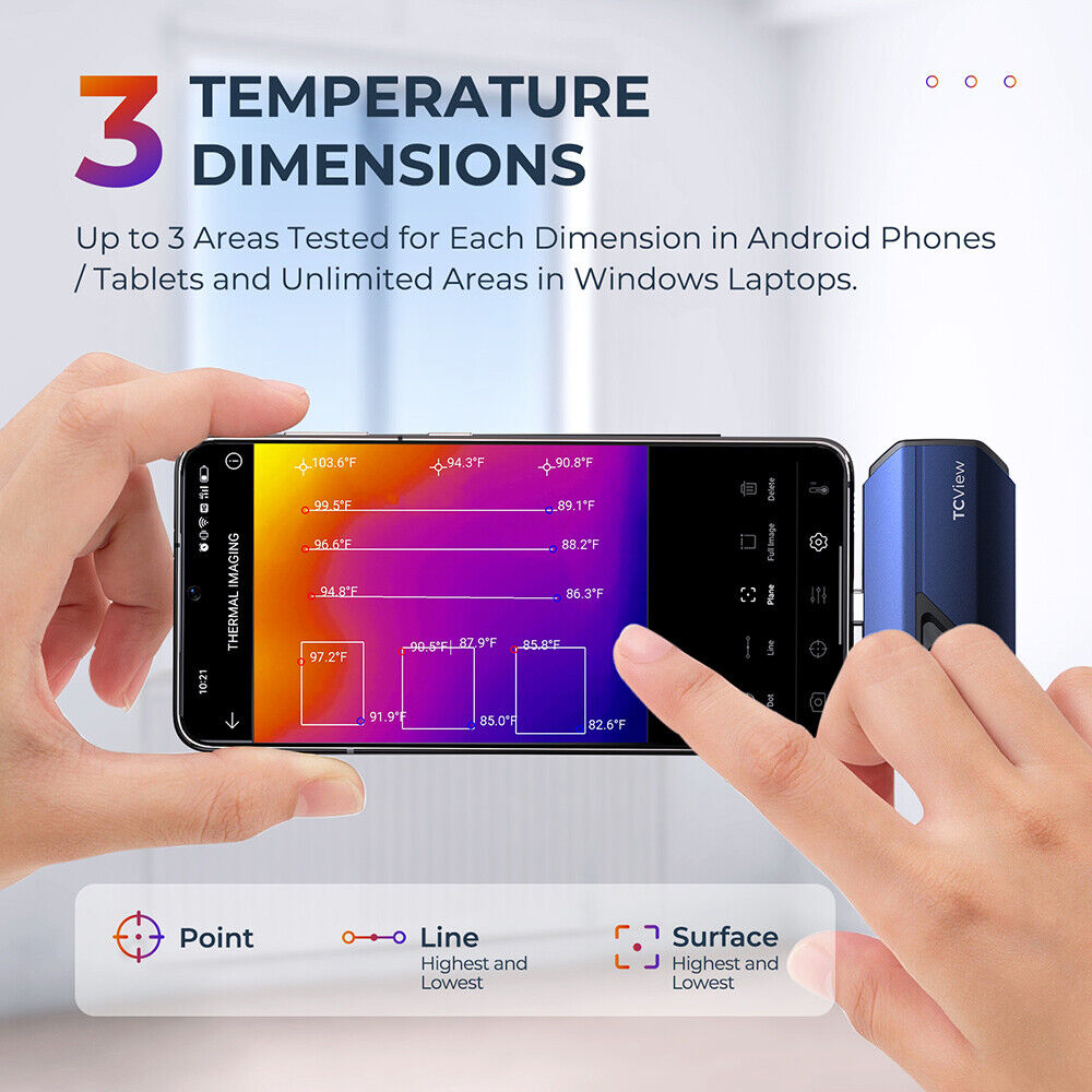 TOPDON TC001 كاميرا التصوير ال - مراجعة Thermal Imaging Camera 256X192 وسعره