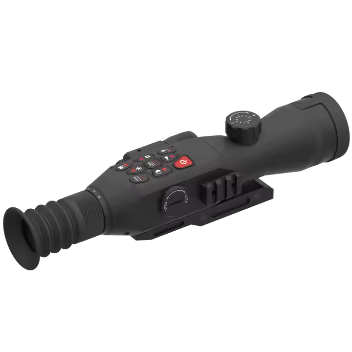 1-4x NVE-E53 نطاق الرؤية الليل - مراجعة Hunting Thermal Imaging Scope وسعره