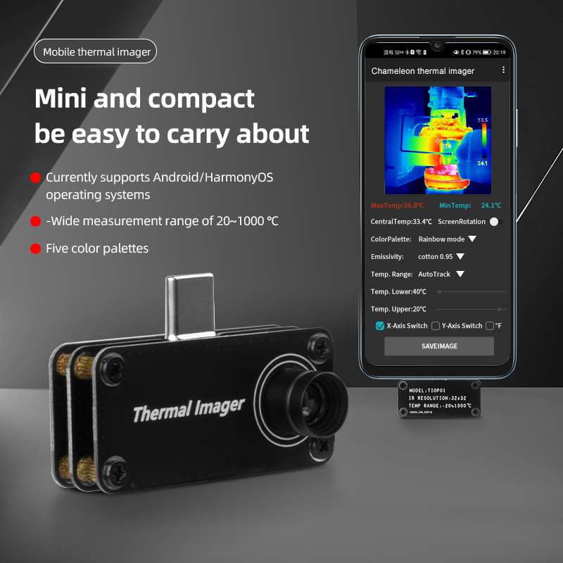TIOP01 التصوير الحراري للرؤية  - مراجعة Tiop01 Thermal Camera وسعره