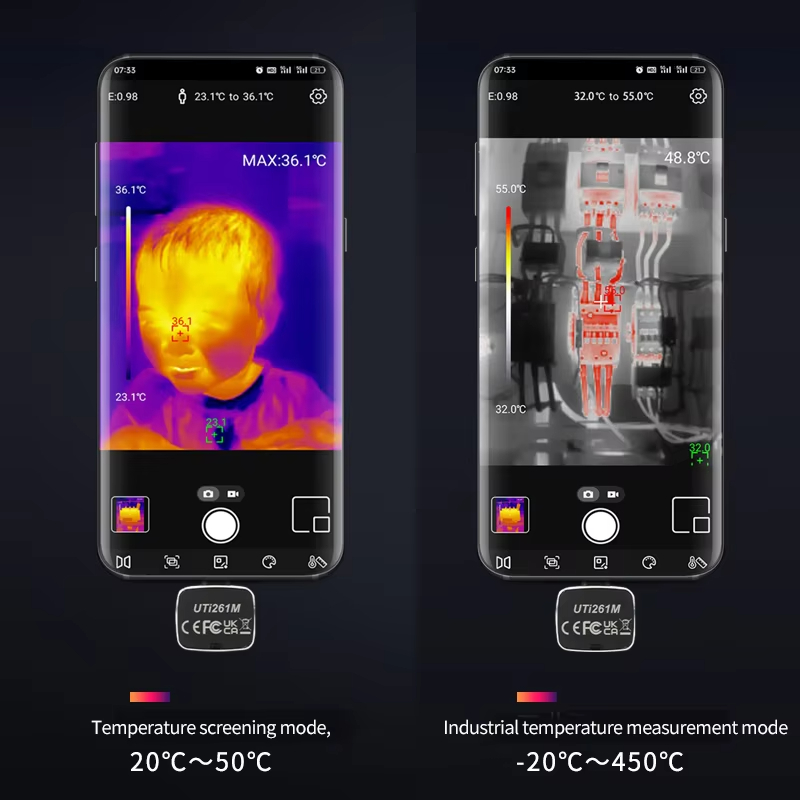 كاميرا حرارية UNI-T UTi261M 25 - مراجعة Thermal Imaging Camera 256X192 وسعره