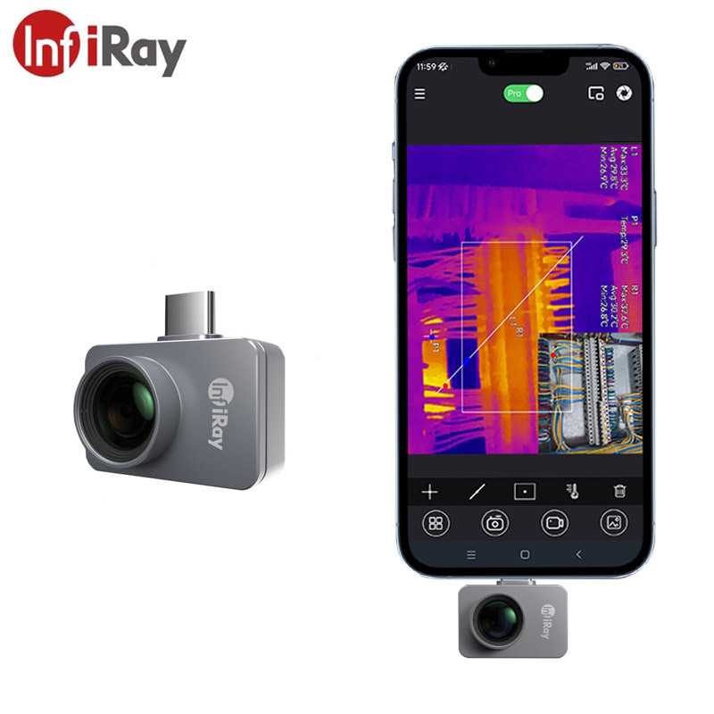 كاميرا تصوير حراري إنفيراي P2  - مراجعة Infiray P2 Pro Macro Lens وسعره